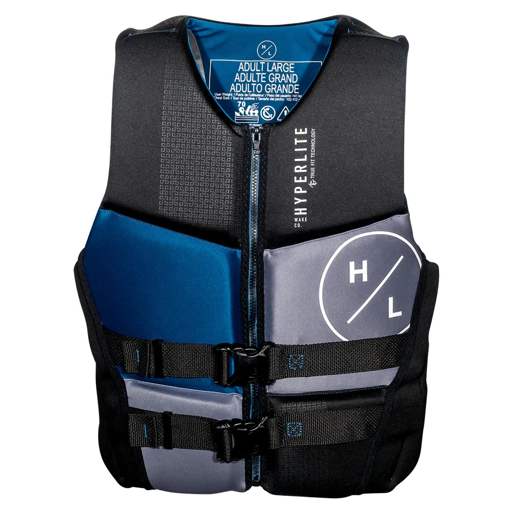 HYPERLITE Prime CGA Wake Vest PFD Life Jacket – Blue/Black