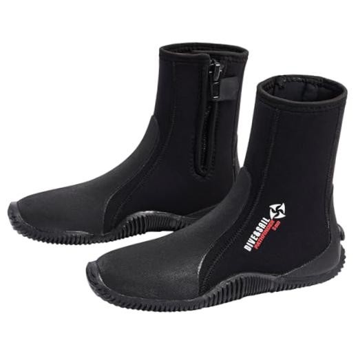 Neoprene Dive Boots Men Women, Surf Booties Scuba Mens 10 / Womens 11 Black