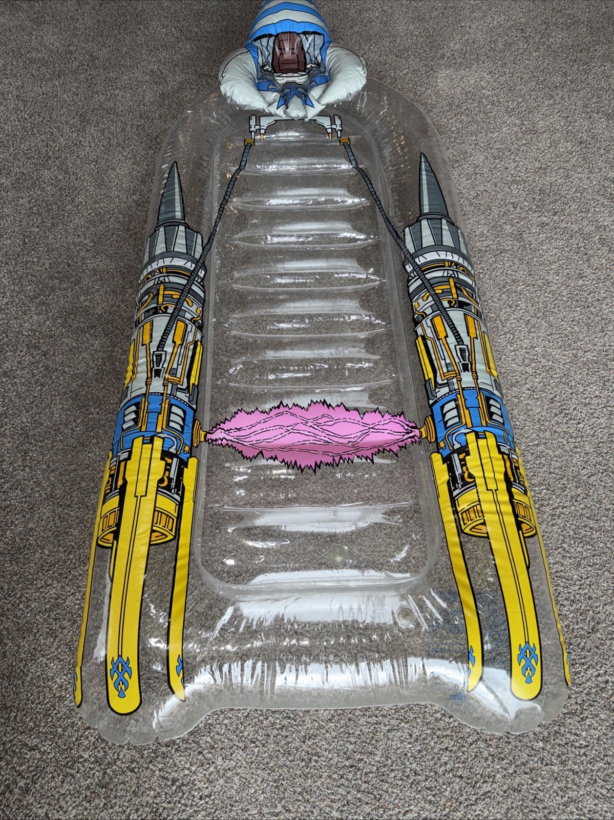 Huge ! 🔥 Star Wars Pool Float Anakin’s Podracer Pool Intex Inflatable Lounge