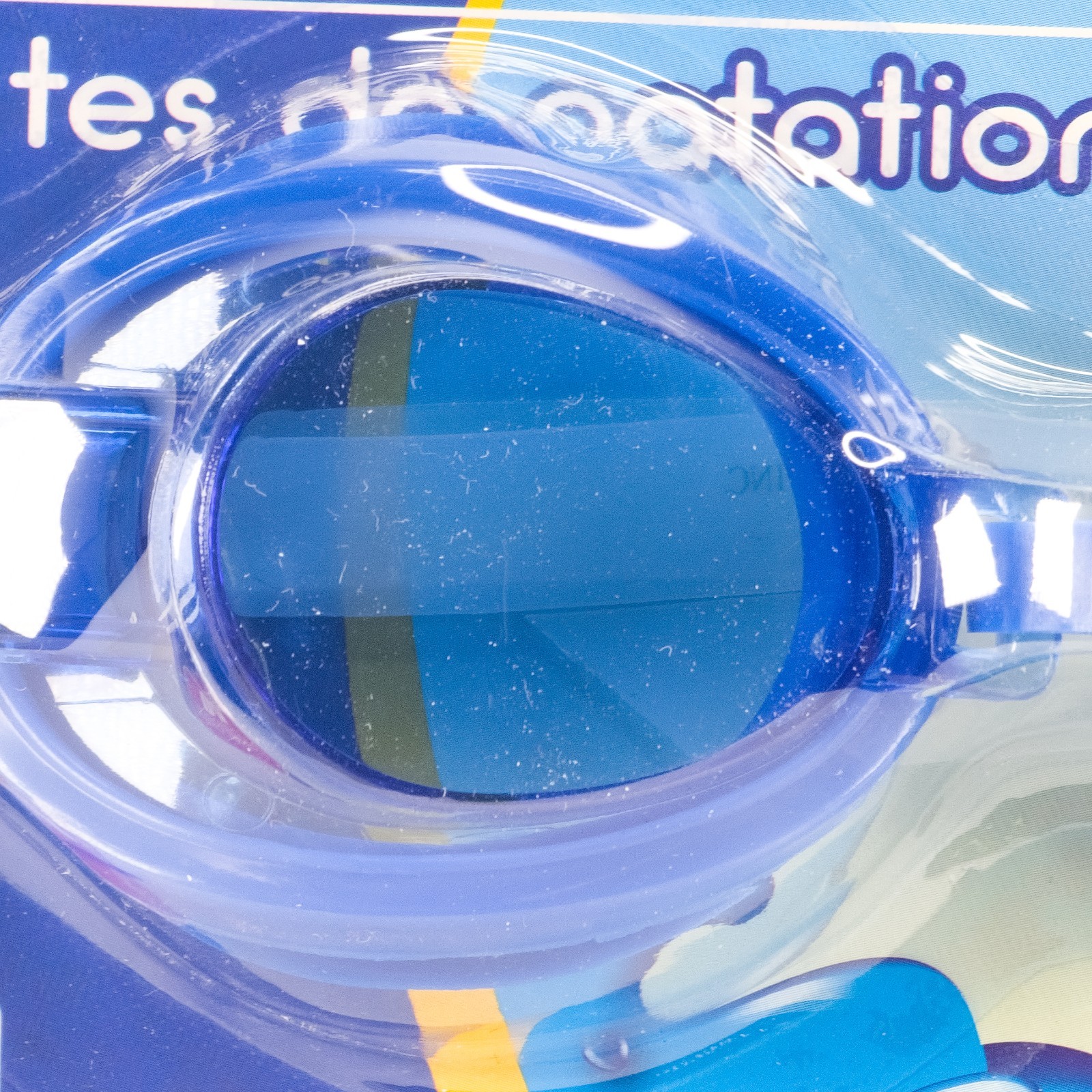 Youth Swim Goggles Blue UV Protection Outdoor Fun Splash n Swim Kids Age 6+