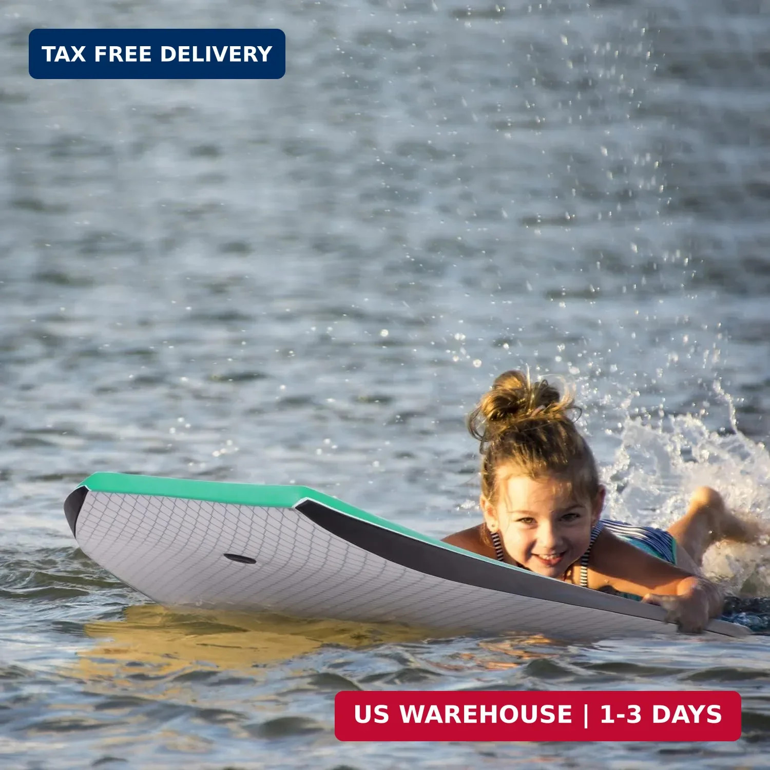 WOOWAVE Bodyboard 33-inch/37-inch/42-inch Premium IXPE Body Board with Coiled Wr