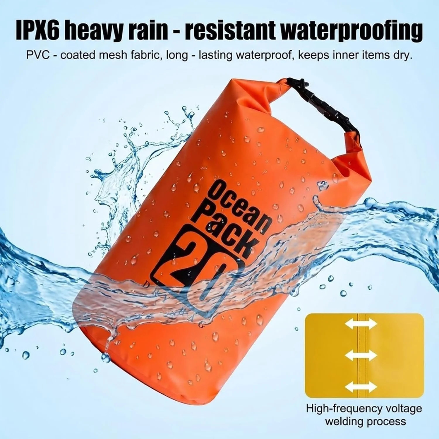 Floating Waterproof Dry Bag 5L/10L/15L/20L for women-Lightweight&Small waterproo