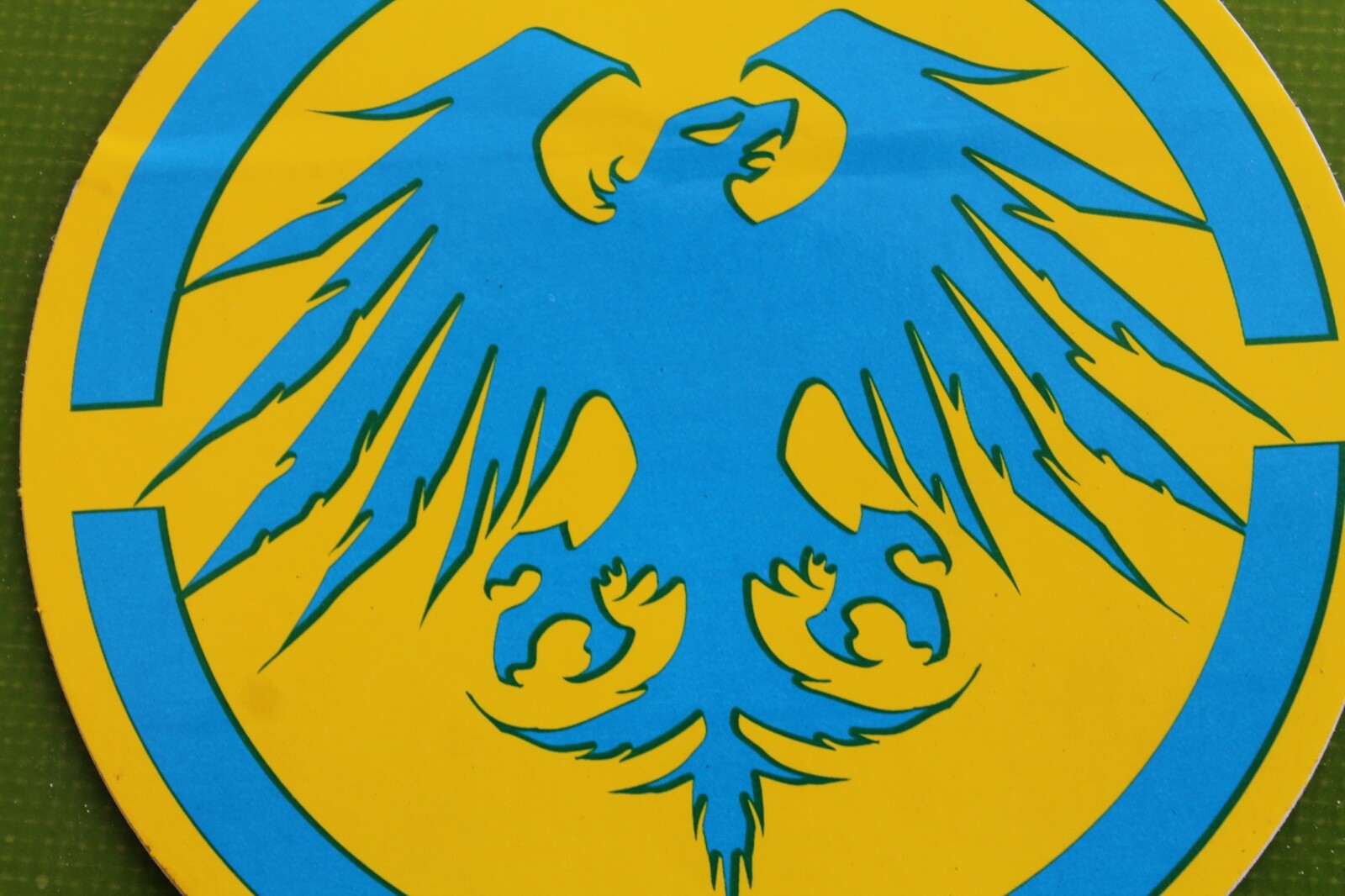 Eagle Tattoo Hip Hop Blue Yellow OG Beach Surfboard V27B Vintage Surfing STICKER