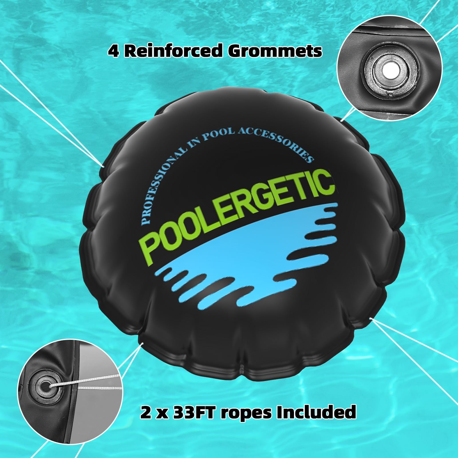 5×5 FT Pool Pillows for Above Ground Pools, Large Winter Pool Pillow for wint…