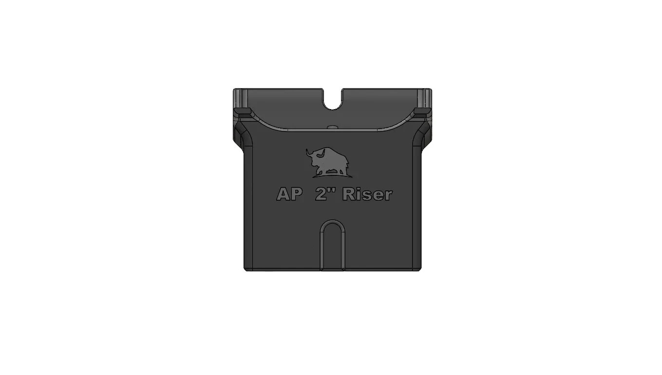 Old Town Sportsman Autopilot 2″ BLACK AP Rear Seat Riser Kit by YAK Hobby
