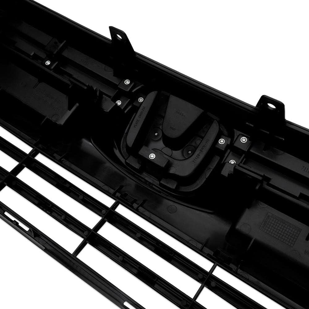 Upper & Lower Grille Set Fit Honda CR-V 2007-2009, Black Chrome | Grill Trim Fi