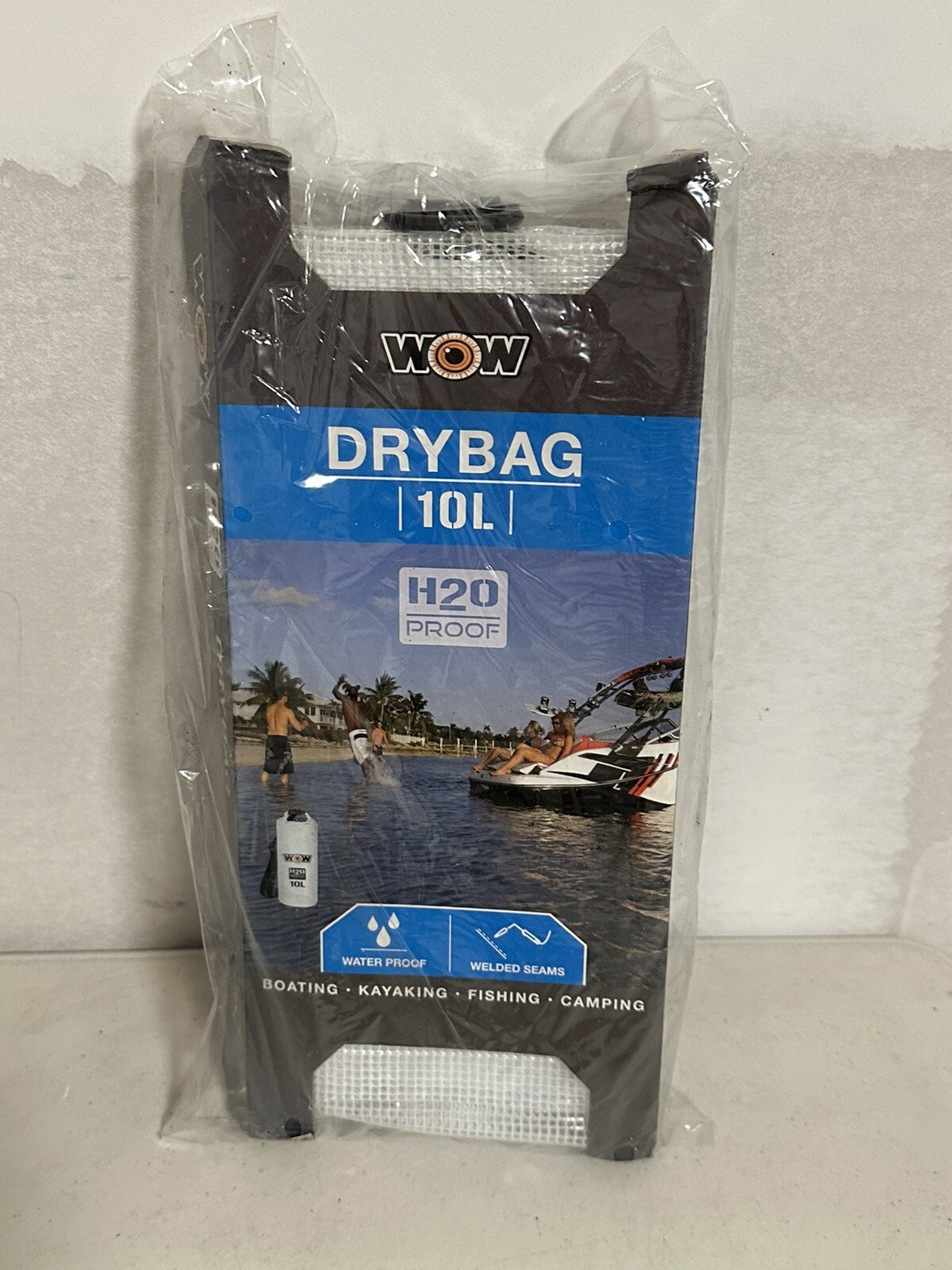 NEW Wow Watersports 18-5070C H2O Proof Dry Bag Clear 10 Liter