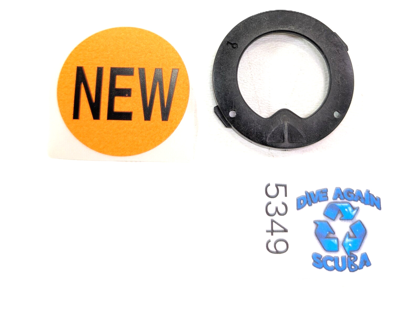 Oceanic Veo 100, Nx, 1.0, 2.0 Dive Computer Battery Hatch Door Bezel Ring Scuba