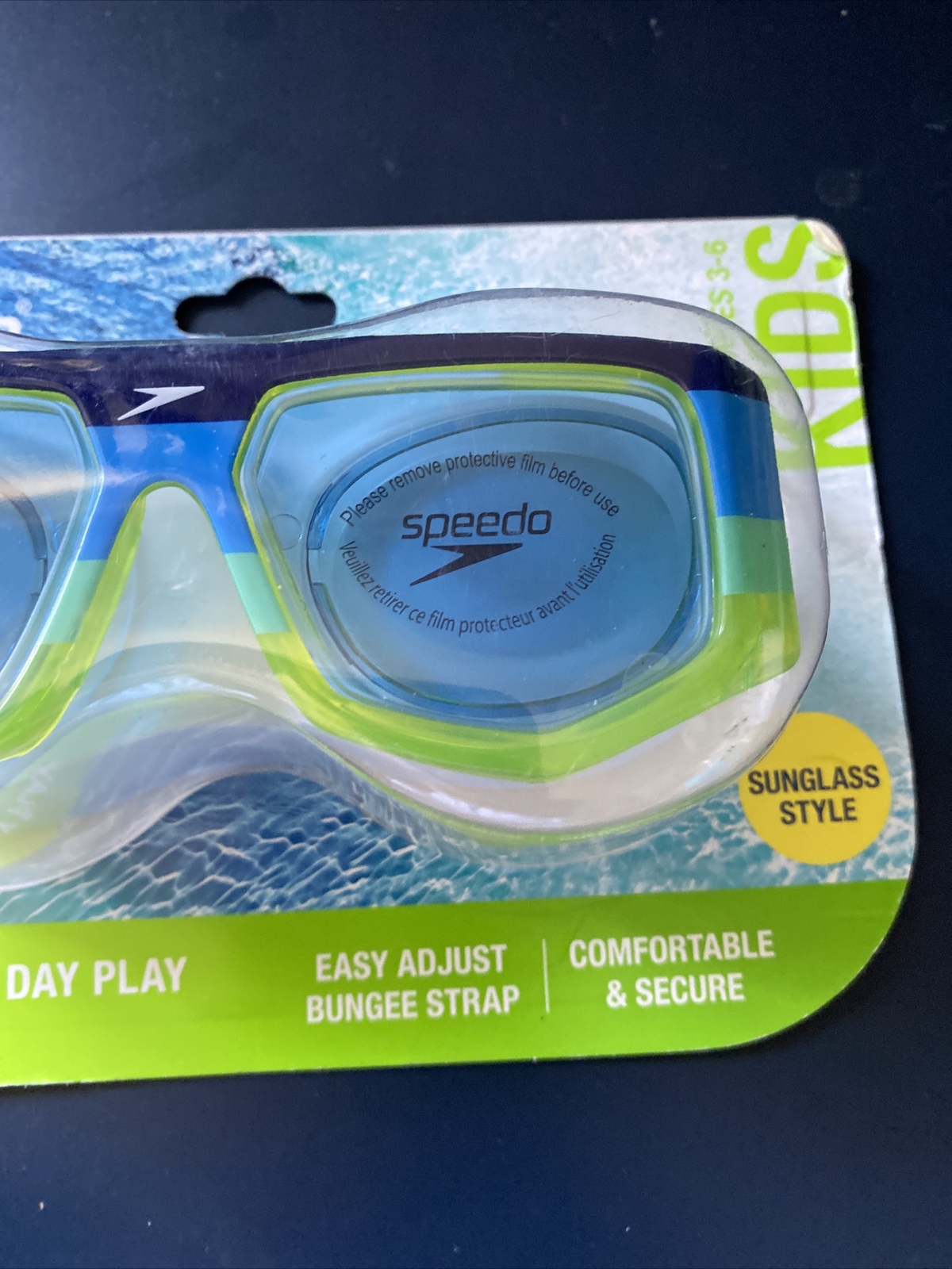 NEW SPEEDO KIDS AGES 3-6 KIDS SUNNY VIBES POP SUNGLASSES STYLE SEALED FREE SHIP!
