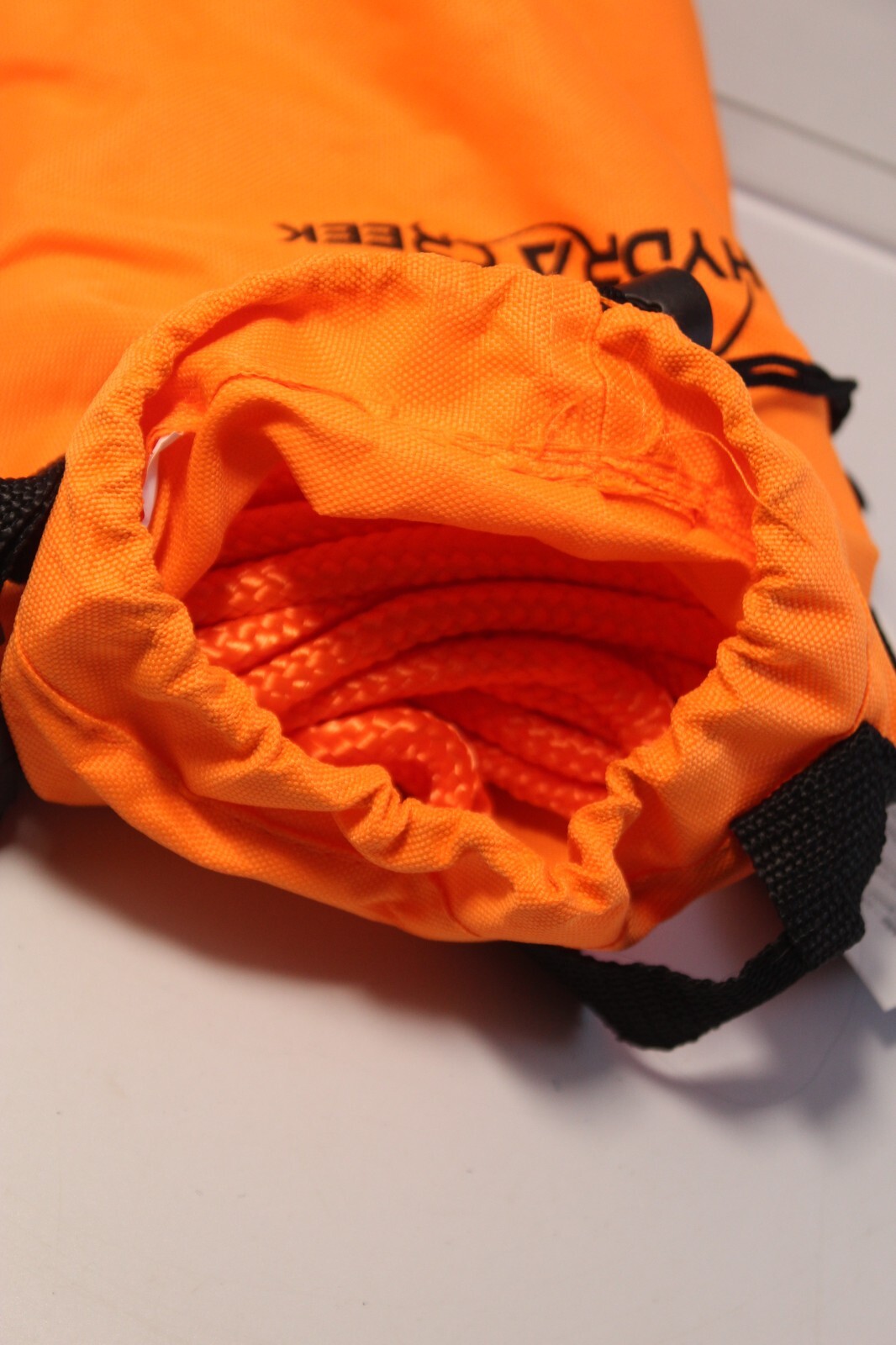 Hydra Creek Rescue Throw Bag 70 feet 3/8 inch Rope Floating Neon Orange