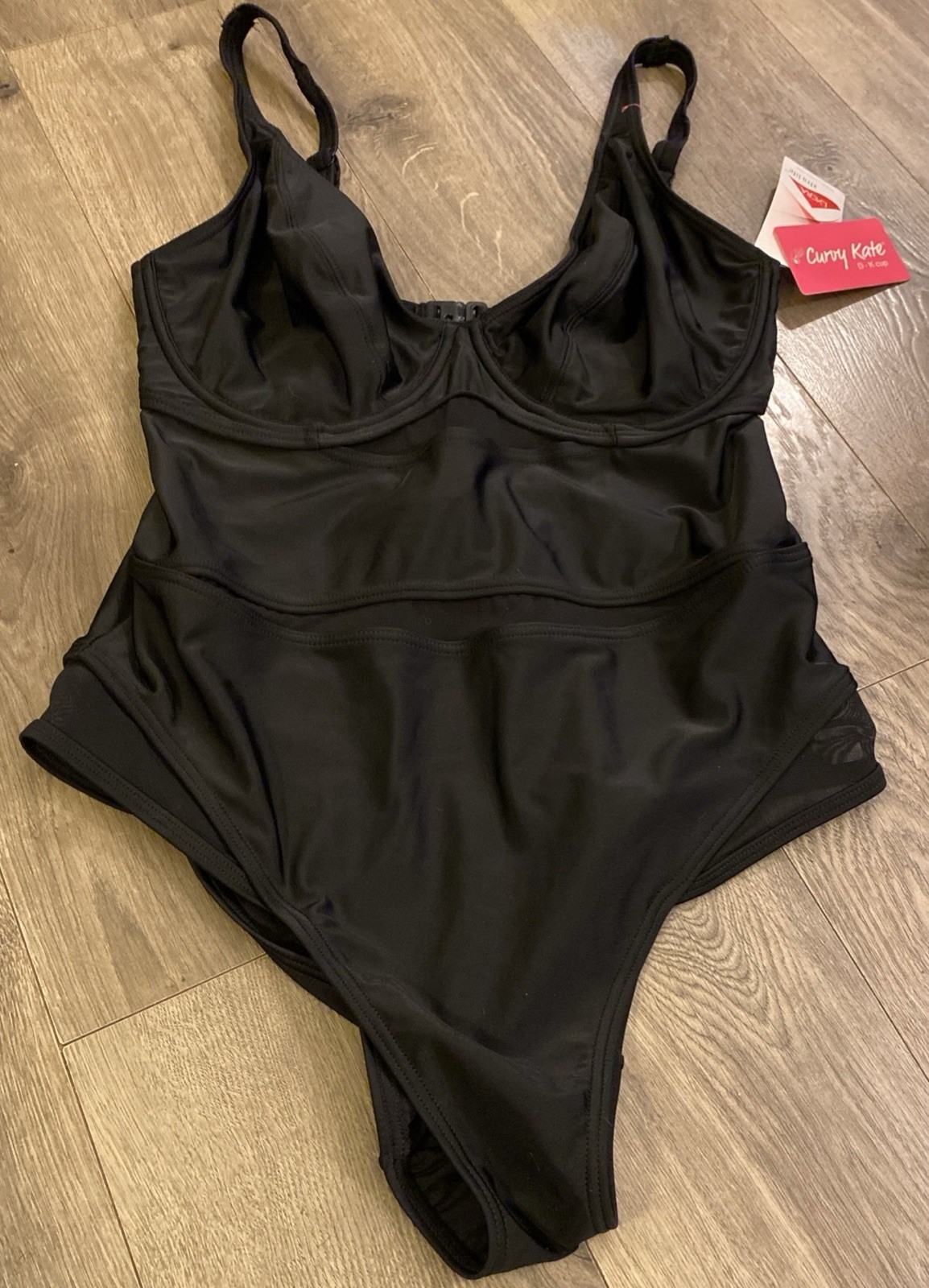 Curvy Kate Deep Dive Swimsuit UnPadded Under Wire Black Women’s Swimwear New