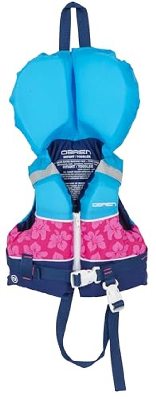 Infant Nylon 0-30lbs Coast Guard Approved Type 2 Life Jacket for Infants Pink