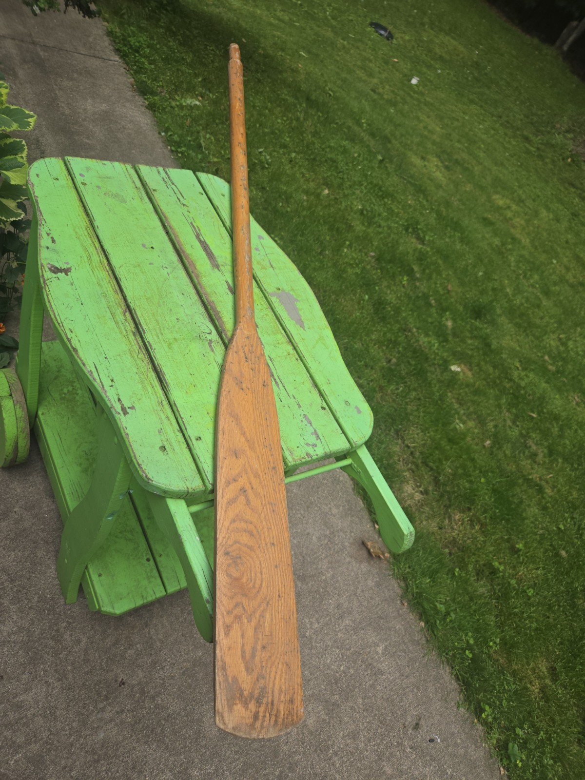 Vintage 6′ Boat Oar Beaver Brand Leatherwood Mfg.,clarksville TN