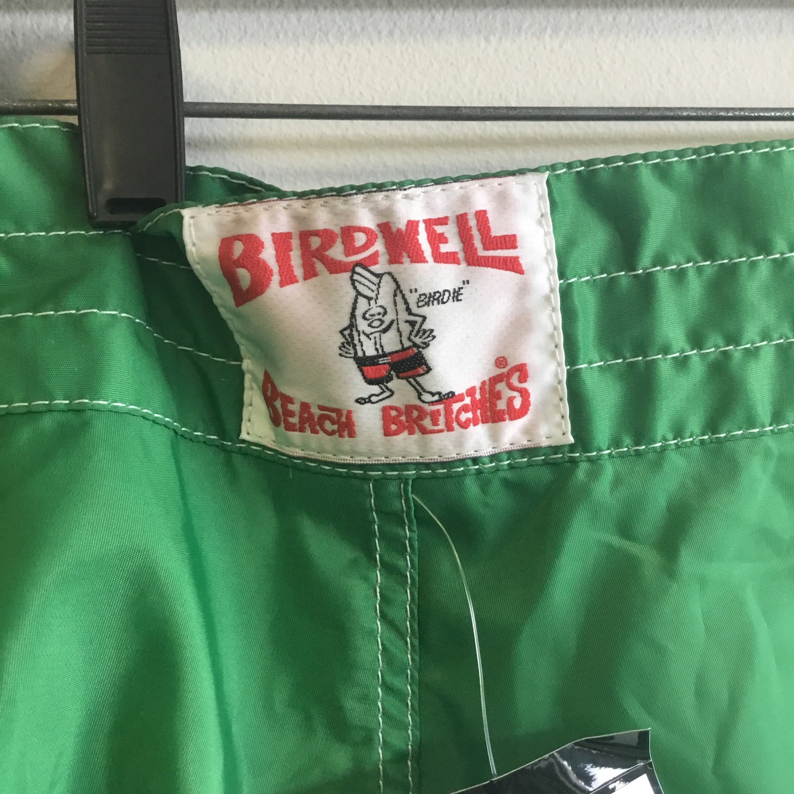 Regular Green Bird well Shorts Surf Surfing 18” Hip To Hip, 20” Waist To Bottom