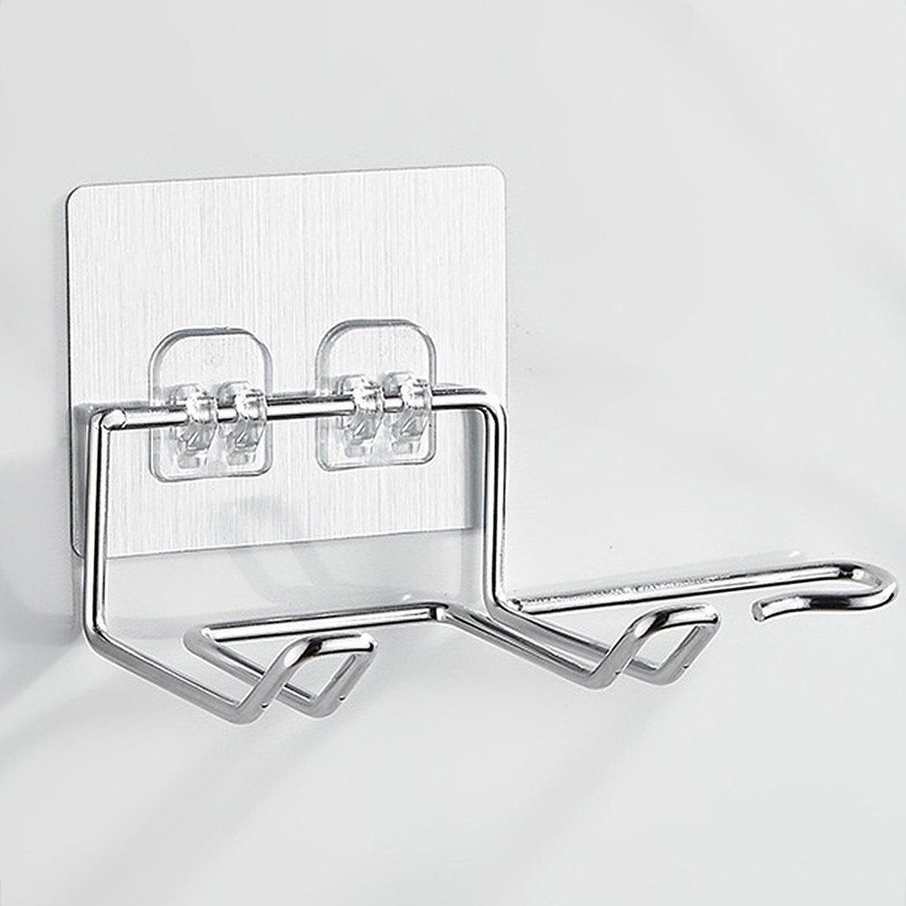 Bathroom Wall Mounted Hair Dryer Holder Hairdryer Storage