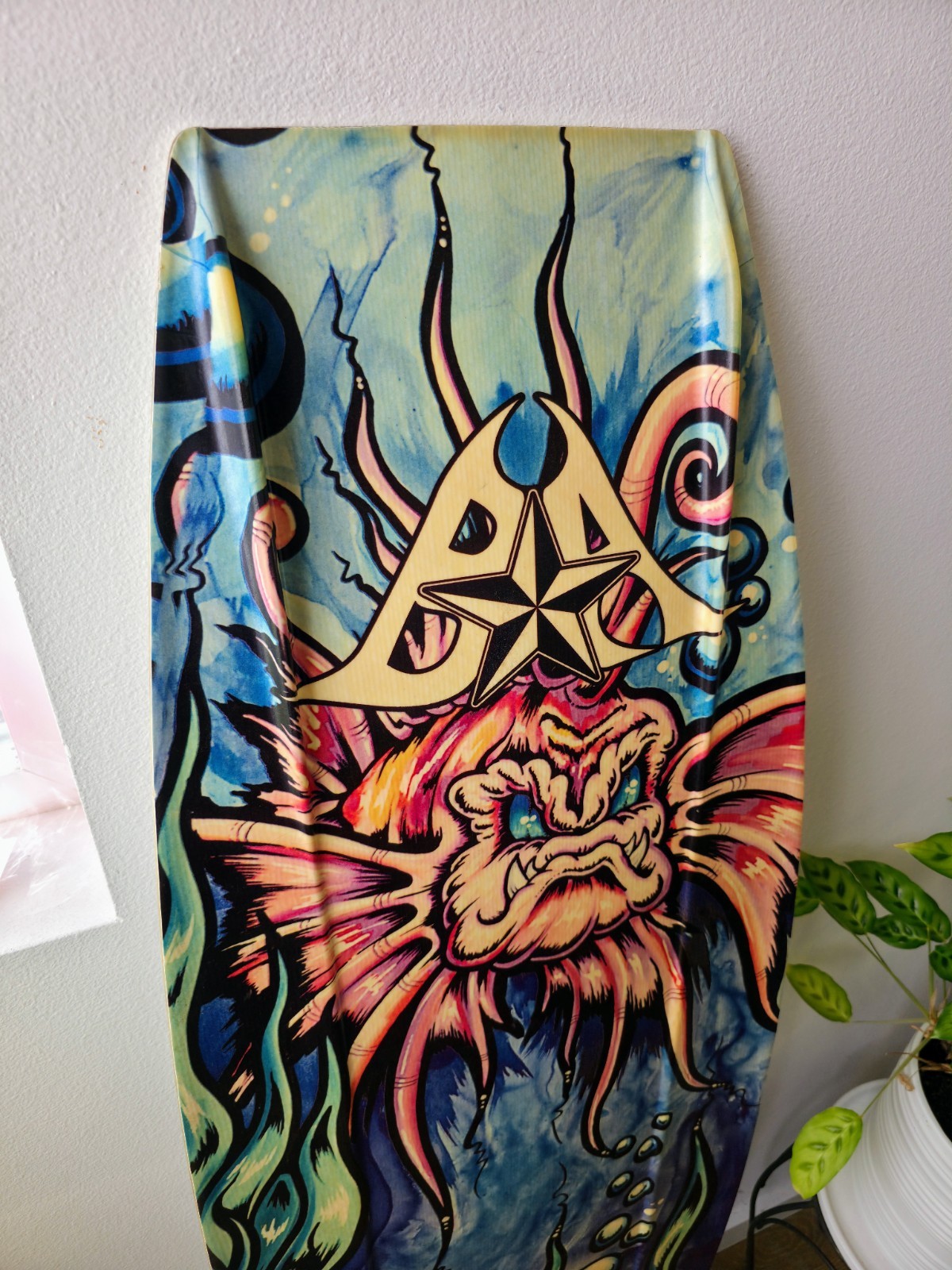 VINTAGE 1999 Bad Ass Wakeboards Garden 135 Shaped by Herbie Fletcher Drew Brophy