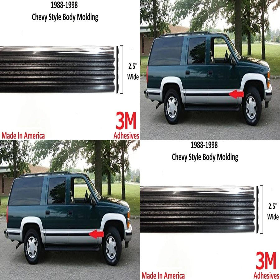 Side Body Trim Molding for Chevy Tahoe GMC Suburban Blazer 1988-1998 Truck 320″