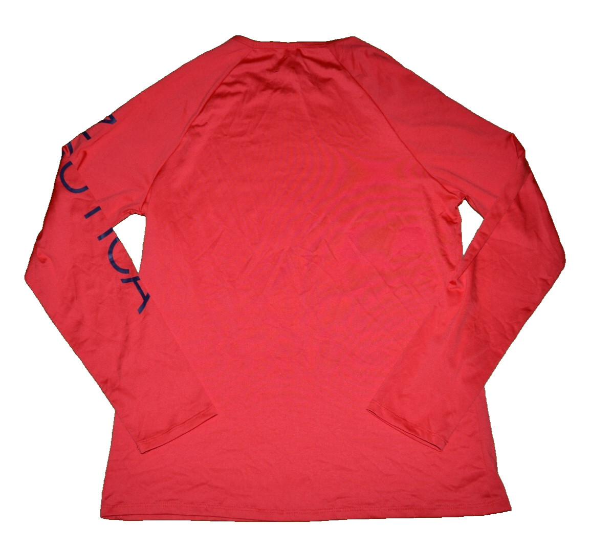Nautica Performance Rash Guard Beach Sun Defender Long Sleeve Shirt Medium