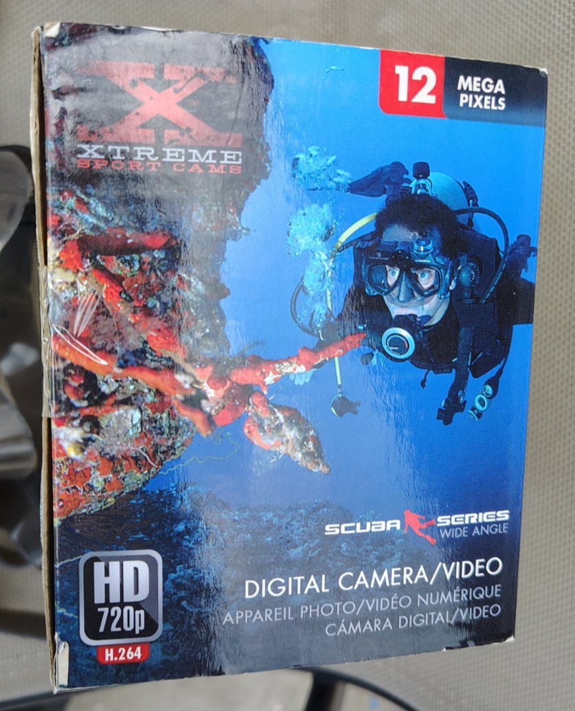 Liquid Image SCUBA GOGGLES w/12 MP Digital Camera / Video to 130′ AS-IS