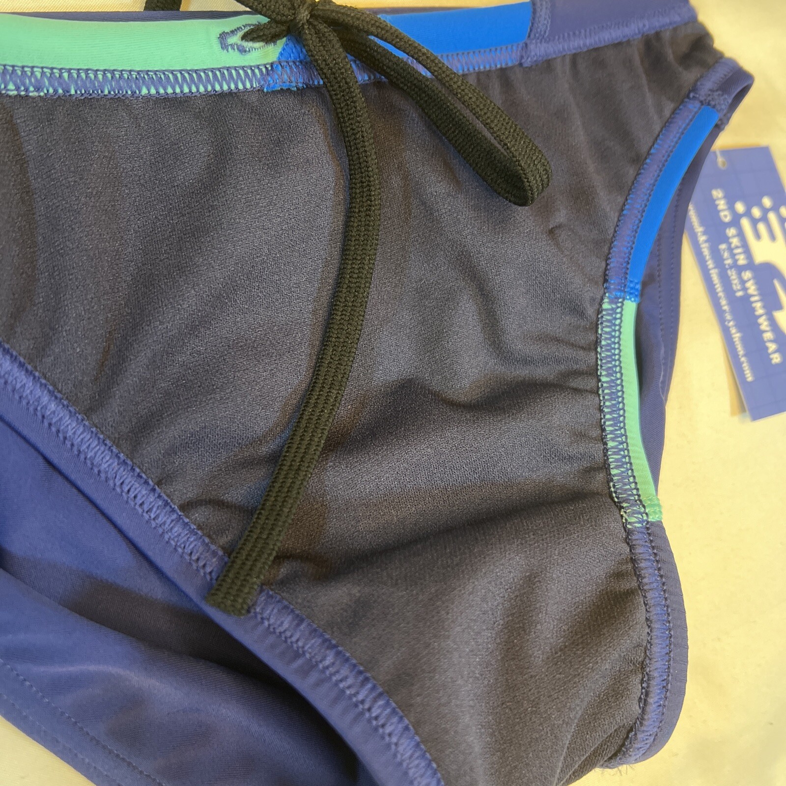 Men’s Speedo Bikini Swim Brief, Eco, Peacoat, Size 28
