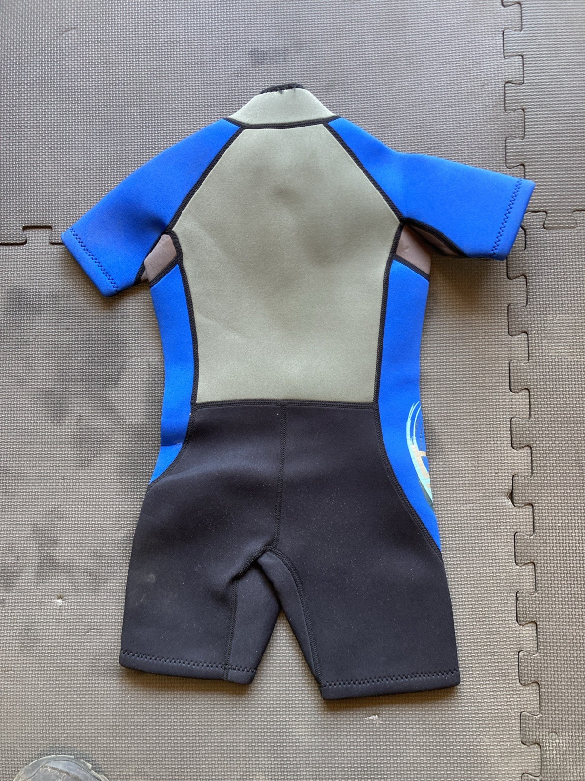 IST WSK-03 Kids 3mm Shorty with Super Stretch Panels and Front Zip Size XS
