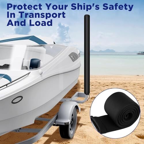 59 Inch Boat Trailer Guide Pole Cover- Neoprene Boat Trailer Guide Protective