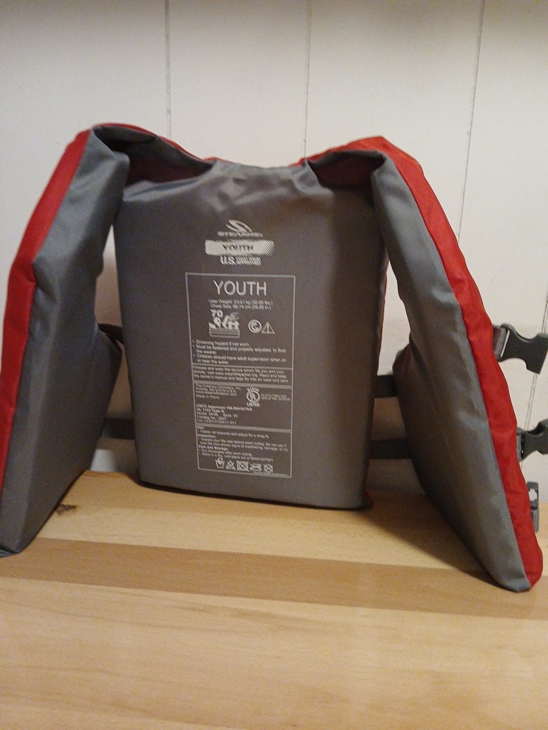 STEARNS YOUTH CHILD Life Jacket Ski Vest Type – III PFD Chest 26-29 50-90 lbs.