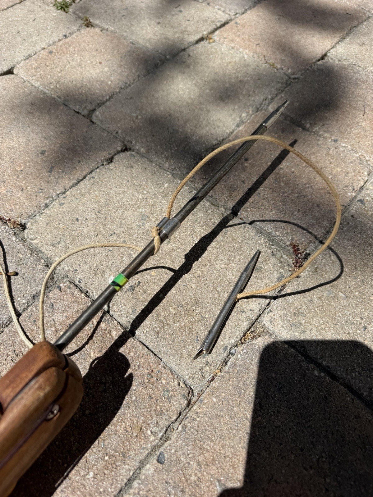 RIFFE Euro 110 Teak Speargun w/ Reel Slip Tip Shaft Spearfishing Setup