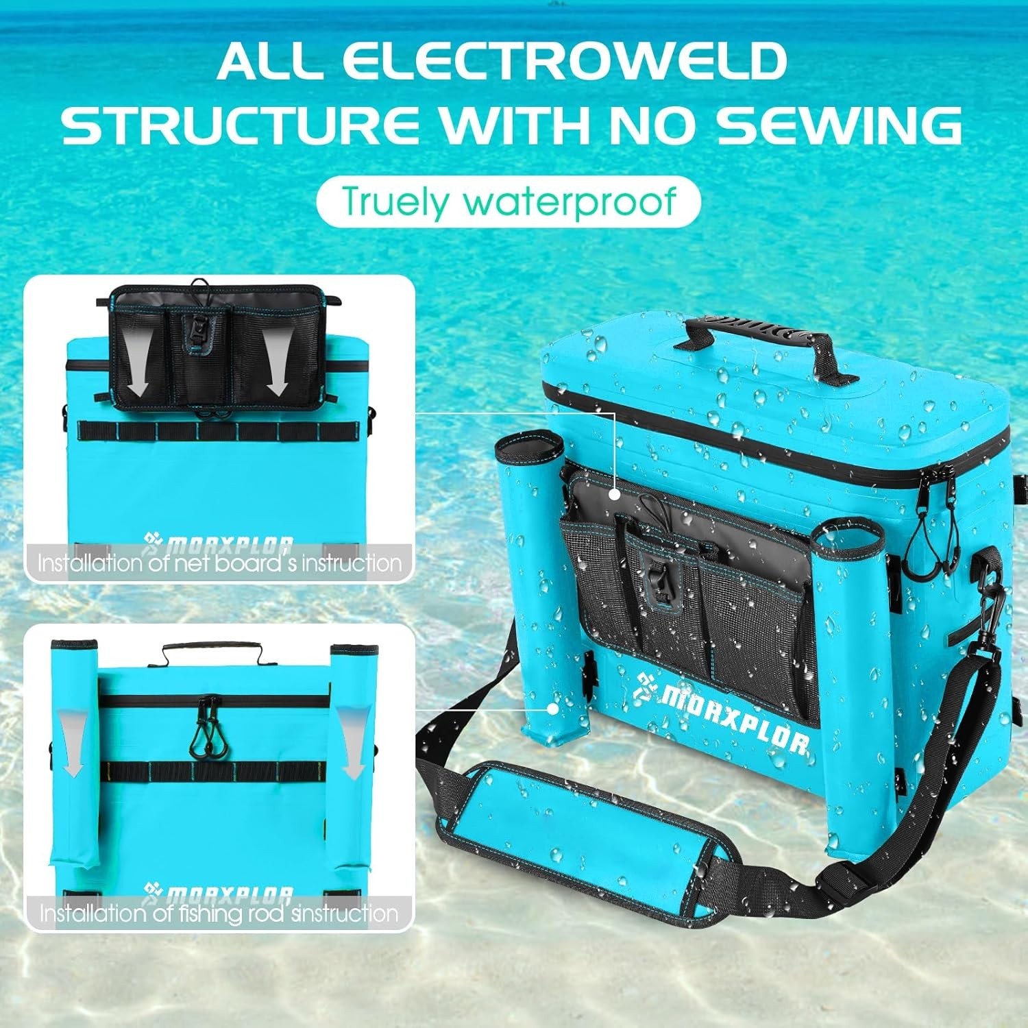 Kayak Cooler,Waterproof Kayak Seat Back Cooler for Kayaking,Kayak Accessories Co