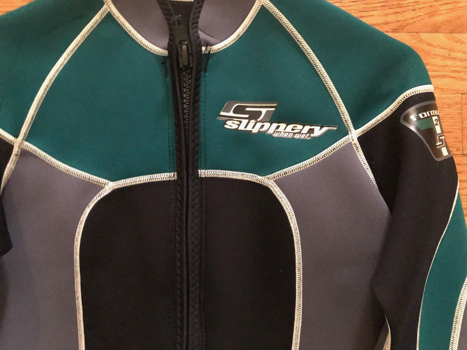 NWT Vtg Slippery When Wet 2-pc WETSUIT~Formula 2~Women Sz S~Surf SWIM Dive SCUBA