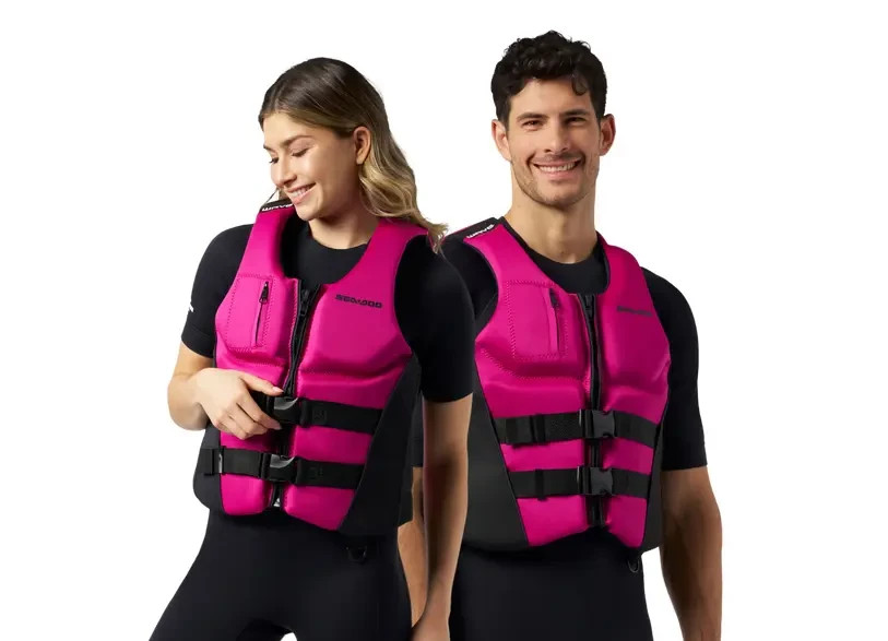 Sea Doo PWC Watercraft Unisex Wave PFD/Life Jacket Jet Ski PINK XS 2870370236