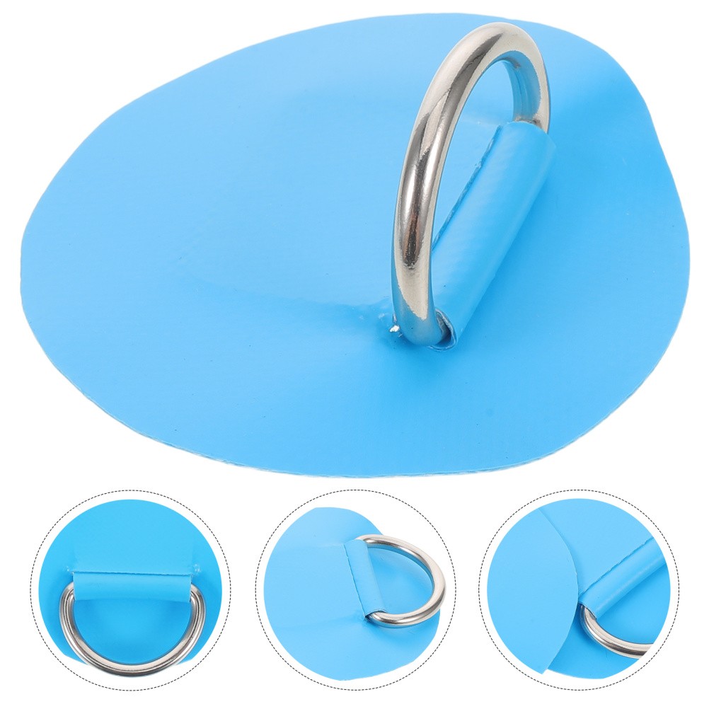 6 Pcs Kayaking Elastic Ring Paddle Board D-ring Patch Inflatable Rings