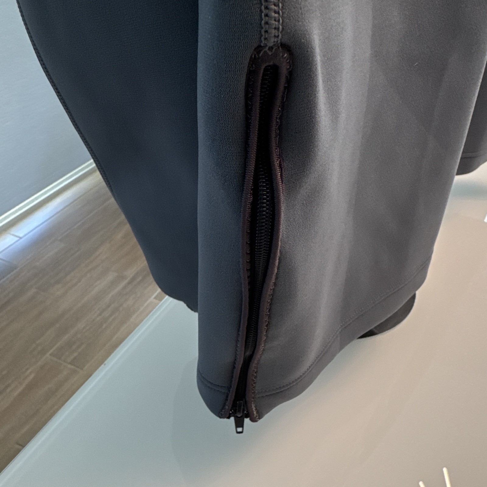 Kutting Weight Men’s Wetsuit Top Jacket 3XL Gray Long Sleeve
