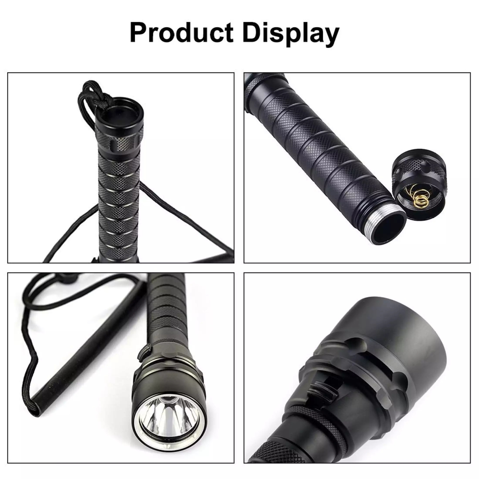 Scuba Diving Flashlight 3000 Lumens Unde Water 100 Meters Waterproof LED US
