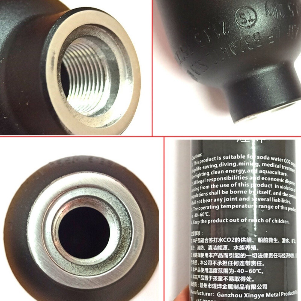 M18*1.5 HPA Aluminium Tank to store Compressed Air High Pressure 4500psi US
