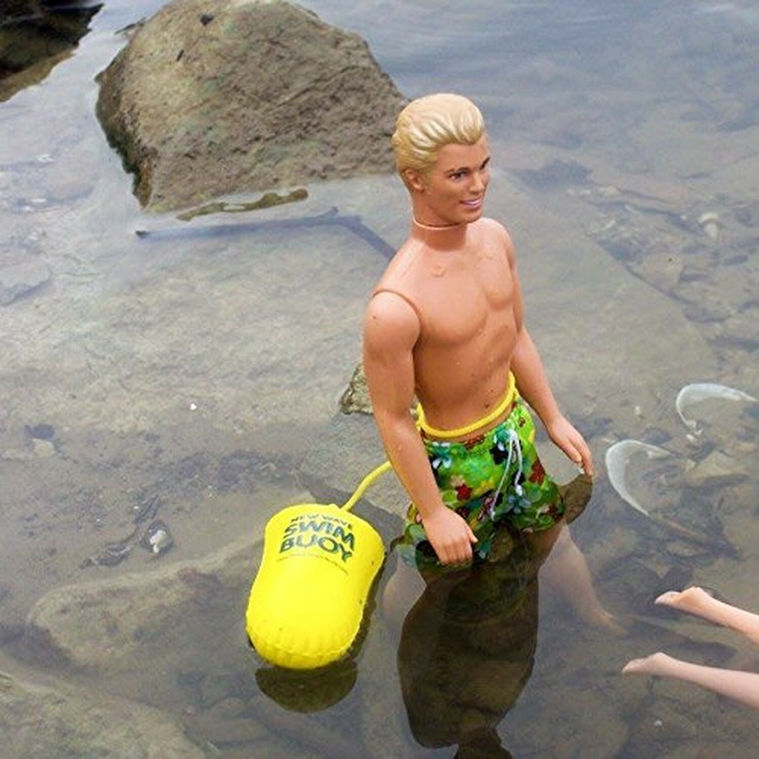 New Wave Swim Buoy Floating Key Chain Buoyant Camera Float