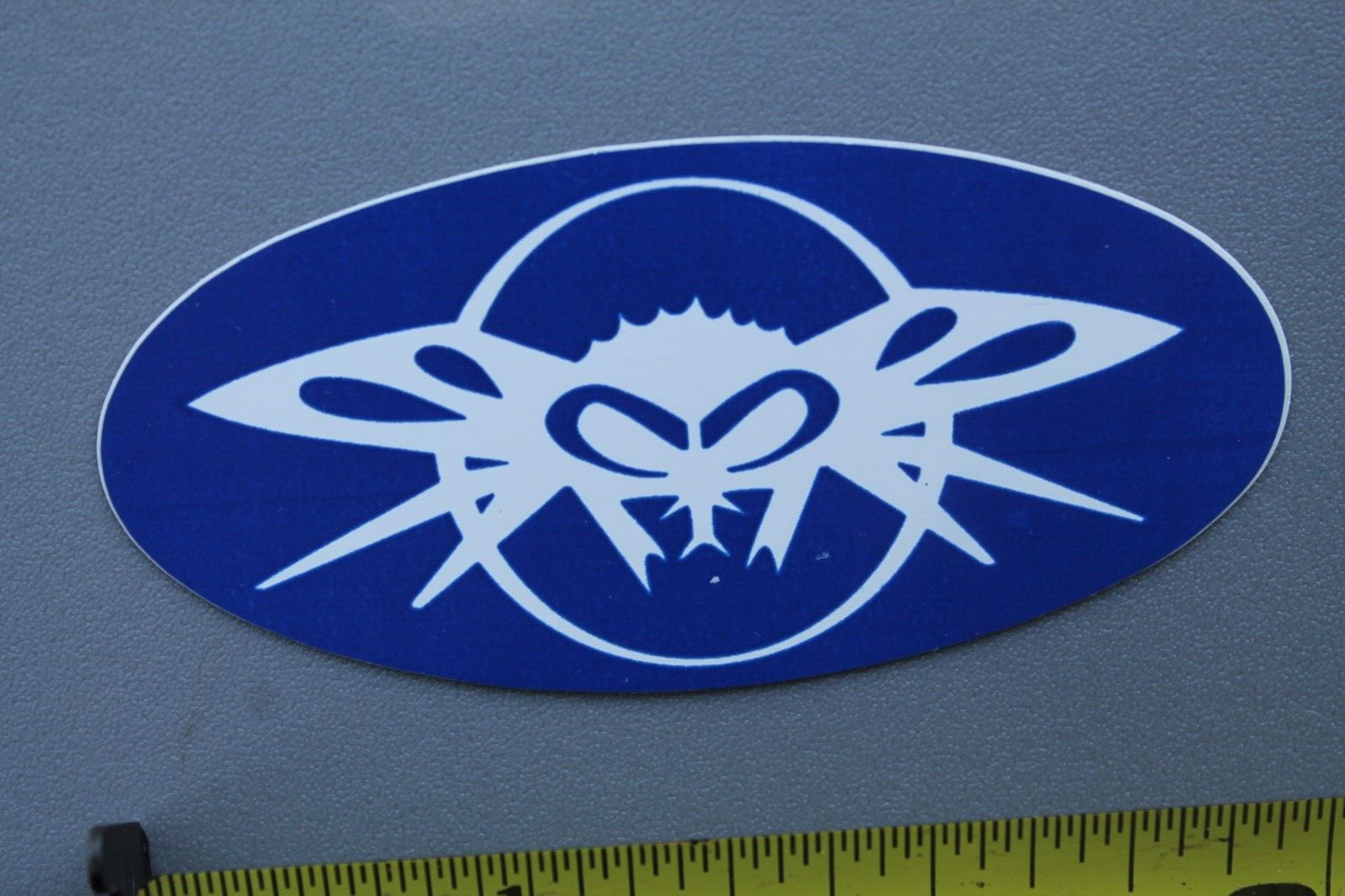 BLACK FLYS Eyewear Blue White Punk Rock BF1 Vintage SUNGLASSES Surfing STICKER