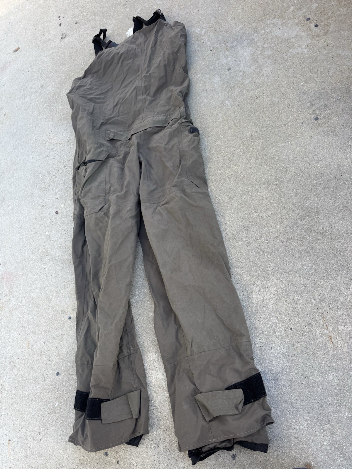 KOKATAT Waterproof MAS Gray Gore Tex Bib Pants Extra Large