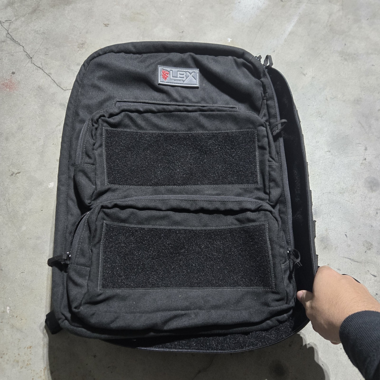 LBX Transporter Backpack Black Great Condition Made In Peru Has Good Form