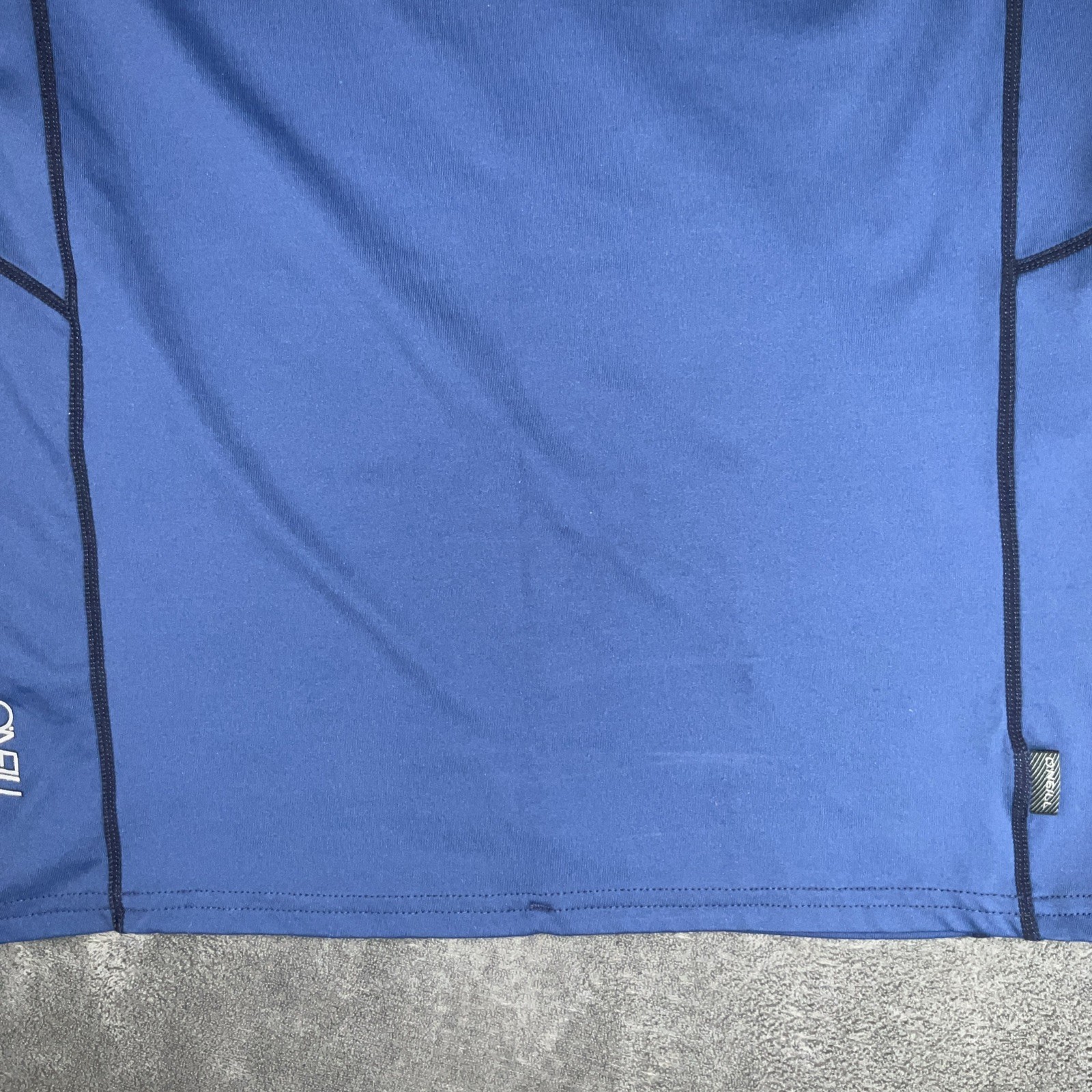 O’Neill Rash Guard Shirt Mens 3XL Blue Gray Performance Fit Short Sleeve Swim