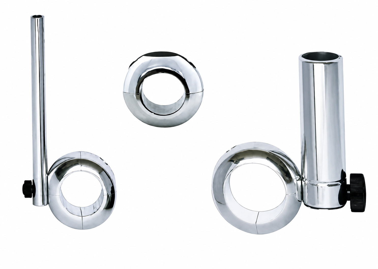 2 each aluminum wakeboard tower bimini top clamp 1 7/8 inside diameter