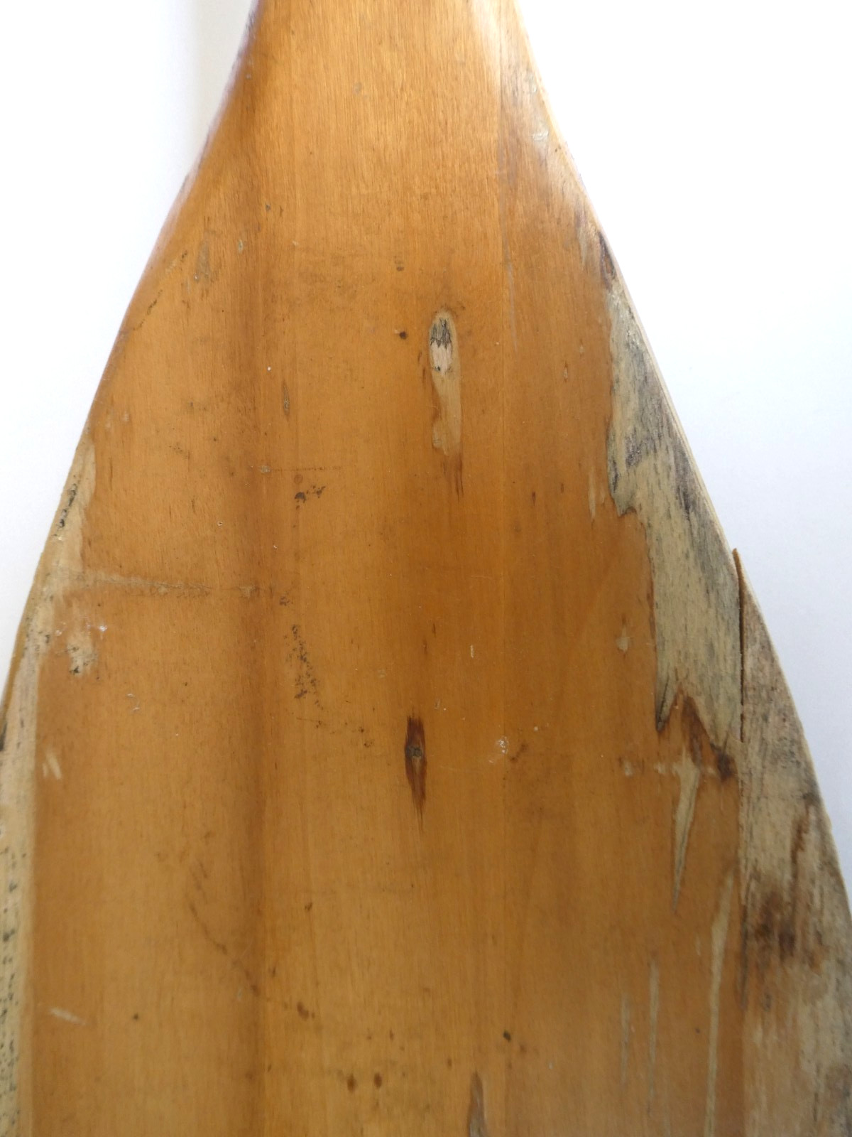 Indian Head Wood Canoe Paddle/Oar Green Paint 42″