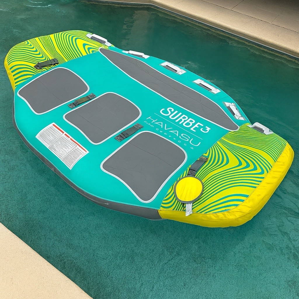 Havasu, 1-3 Person Towable Tube, 510 lb Max, For Boat, Raft, Lounge, Sandbars