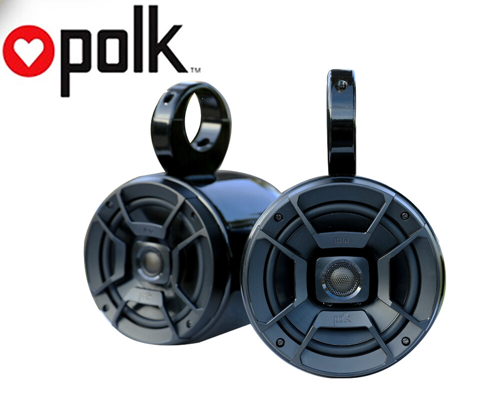 SALE! UV Resist Black Coated Wakeboard Speaker Polk DB652 300W Marine Speakers