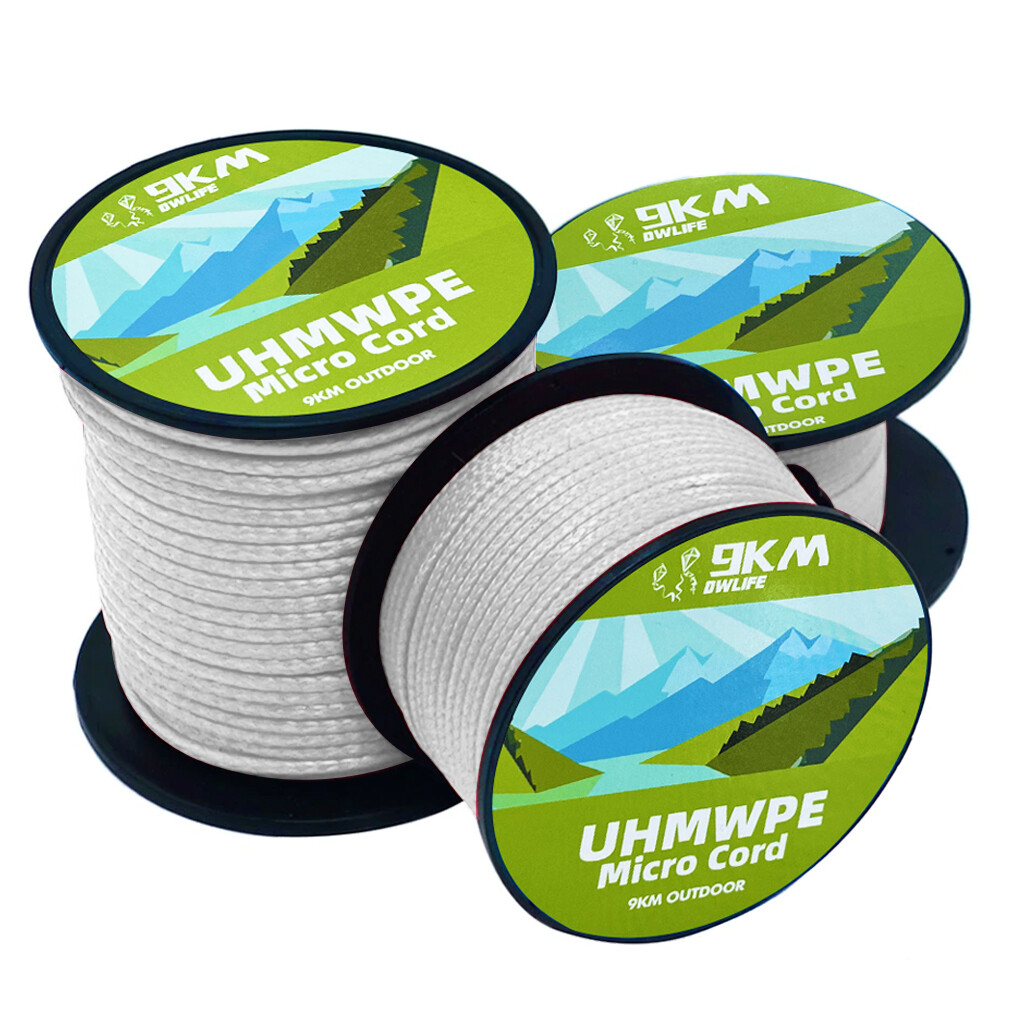 0.5mm~1mm Braided UHMWPE Cord Spectra Line Stunt Kitesurfing String Fishing Line