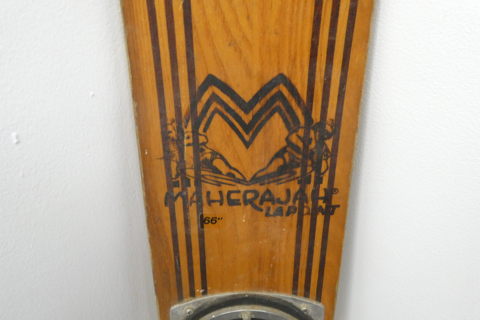 Maherajah Lapoint 66” MAHA Wood Wooden Single Water Ski Competition Slalom Used