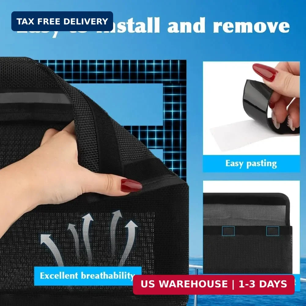 2PCS Boat 13″*9.8″ Storage Mesh Bag,Marine Organizer for Tools & Boats Accessori