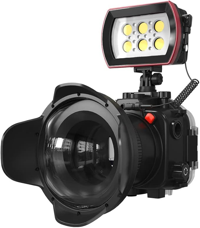 Seafrogs SL-22 Diving Video Light Waterproof 130FT/40M Flash Light 6000 Lumen
