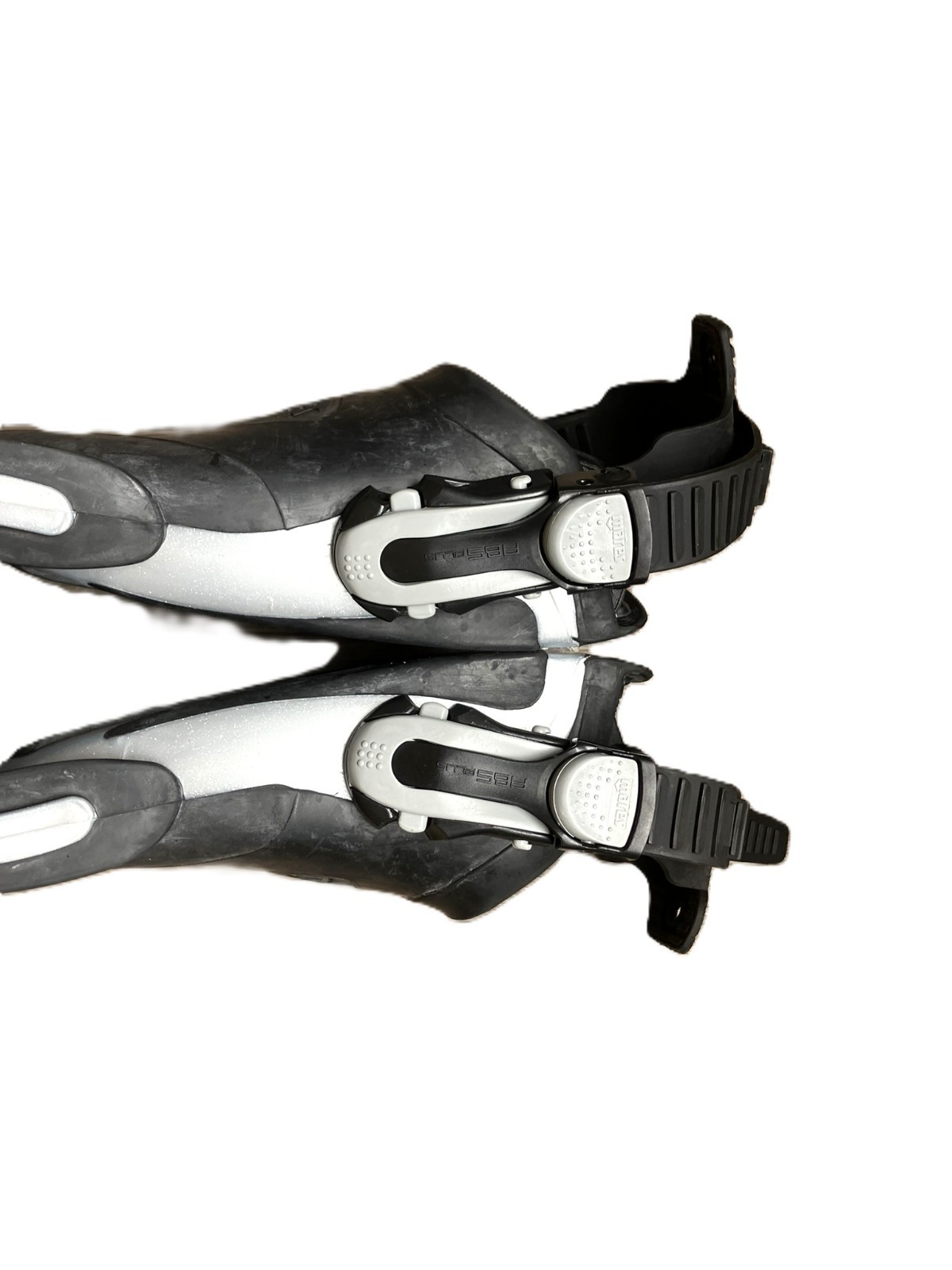 Mares Volo Power Open Heel Scuba Fins Black Silver Size Regular
