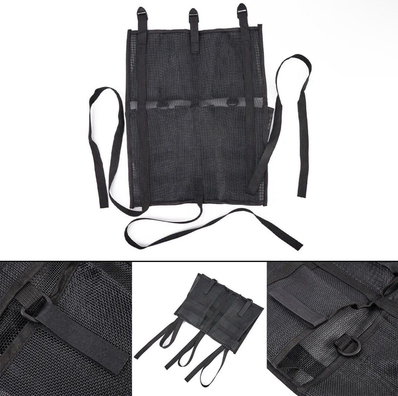 Kayak Under Seat Storage Bag Canoe Seat Pack Tool Tackle Organizer Mesh Storage